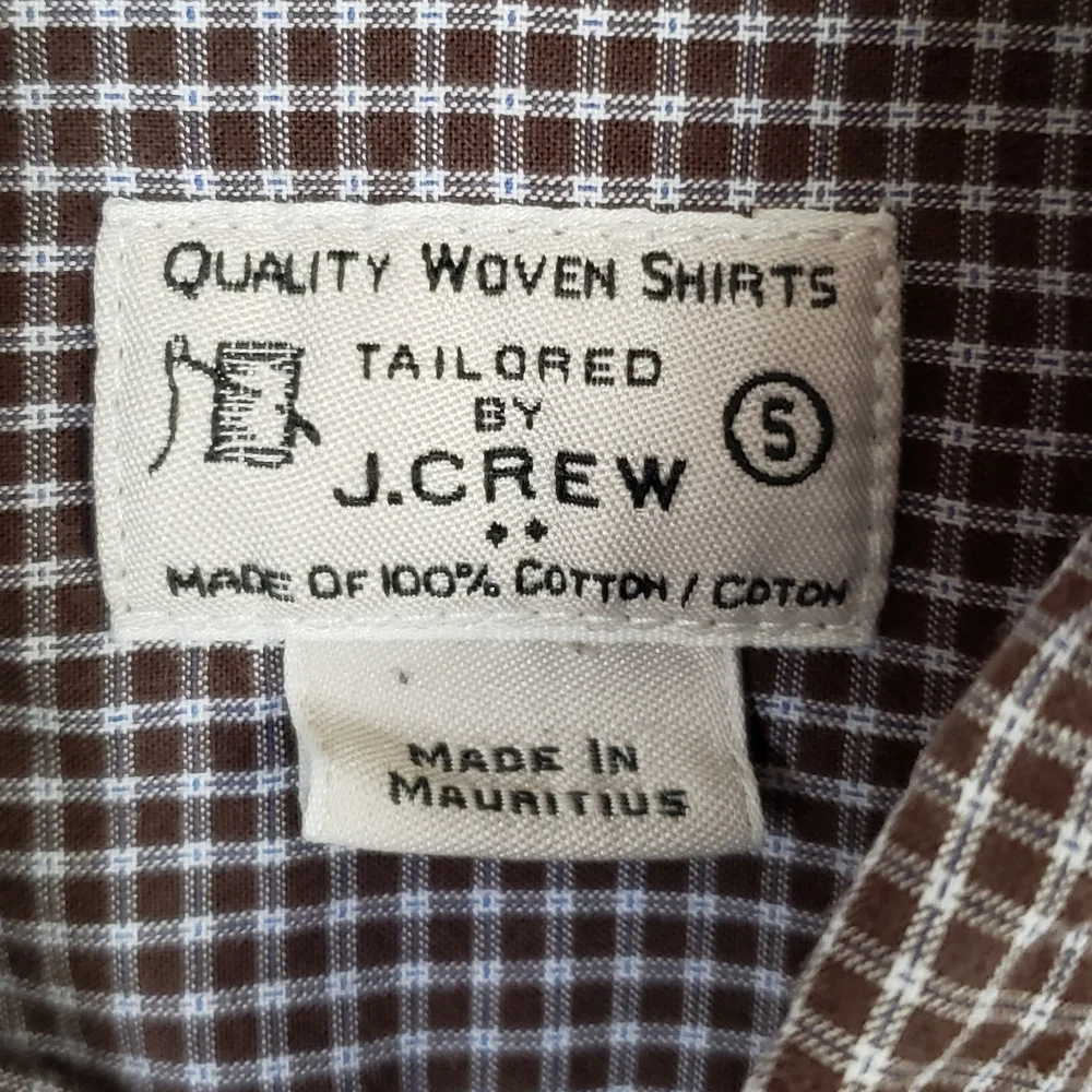 J Crew Men's Long Sleeved Button Down Short Size Small